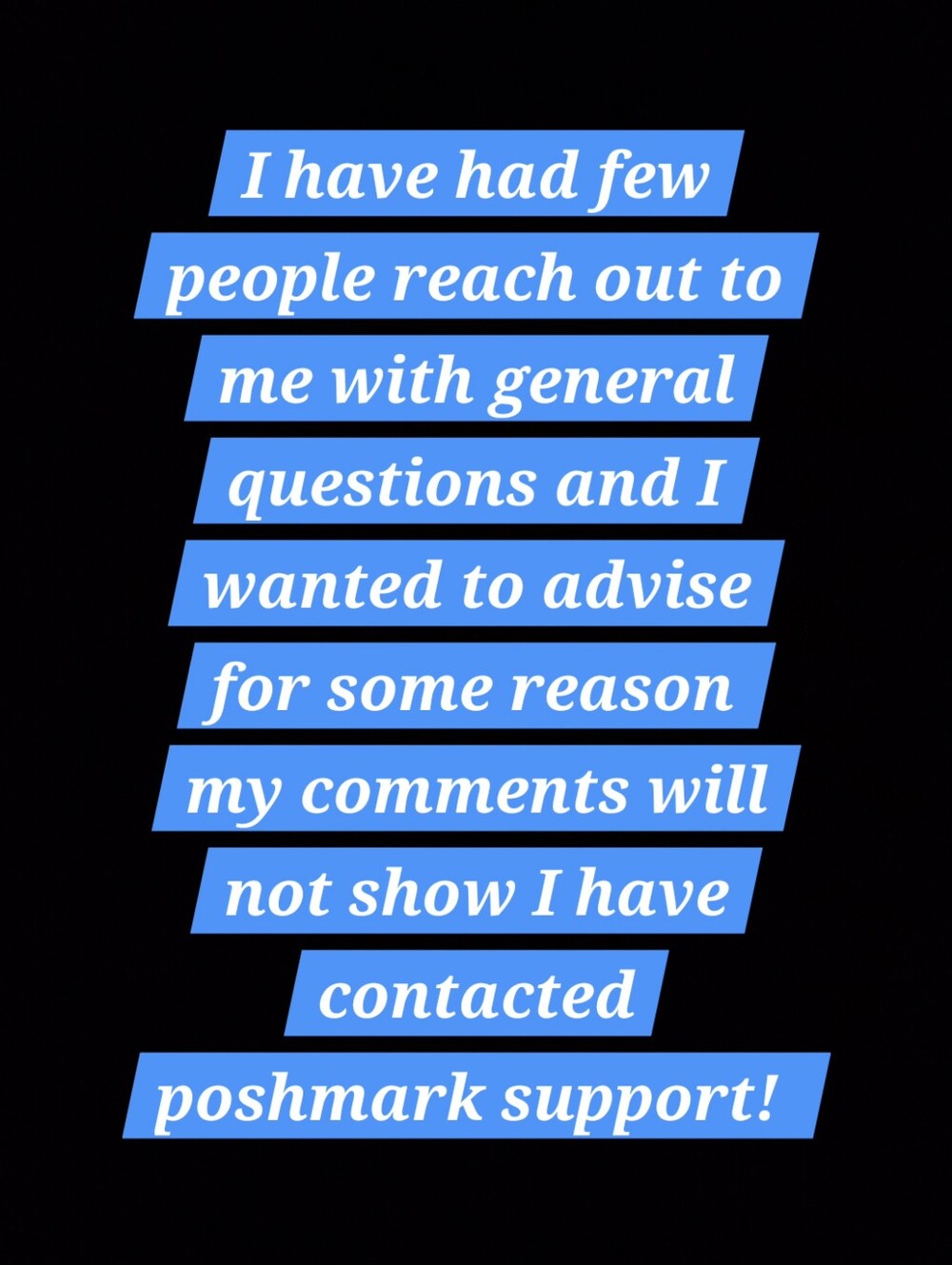 Sorry For The Inconvience!